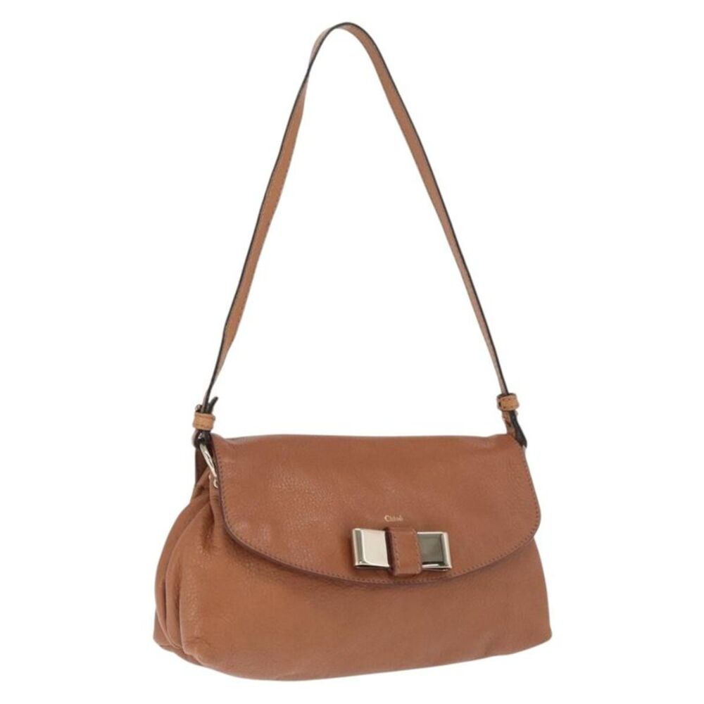 Chloe Lily Leather Brown Leather Shoulder Bag Bag
